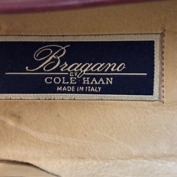 Bragano by Cole Haan Vintage Mahogany Leather Penny Loafer Dress Shoes Men's 15 - Picture 5 of 14